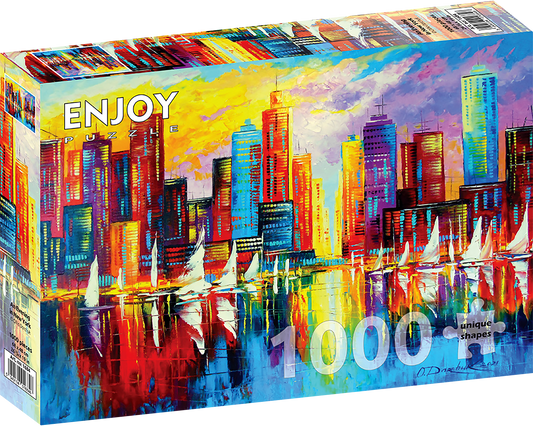 1000 Pieces Jigsaw Puzzle - An Evening in New York (1684)