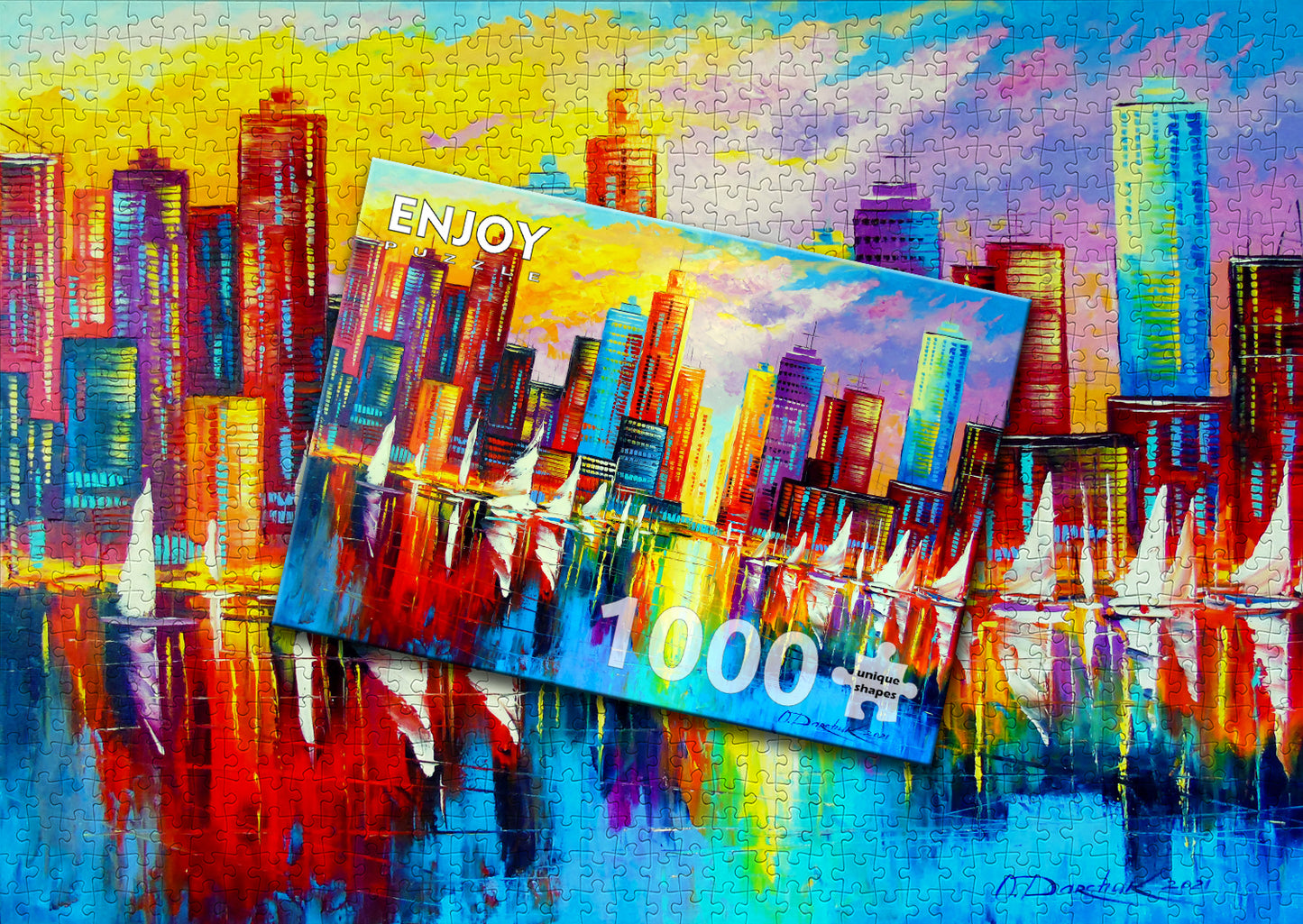 1000 Pieces Jigsaw Puzzle - An Evening in New York (1684)