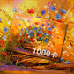 1000 Pieces Jigsaw Puzzle - Basket with Flowers (1687)