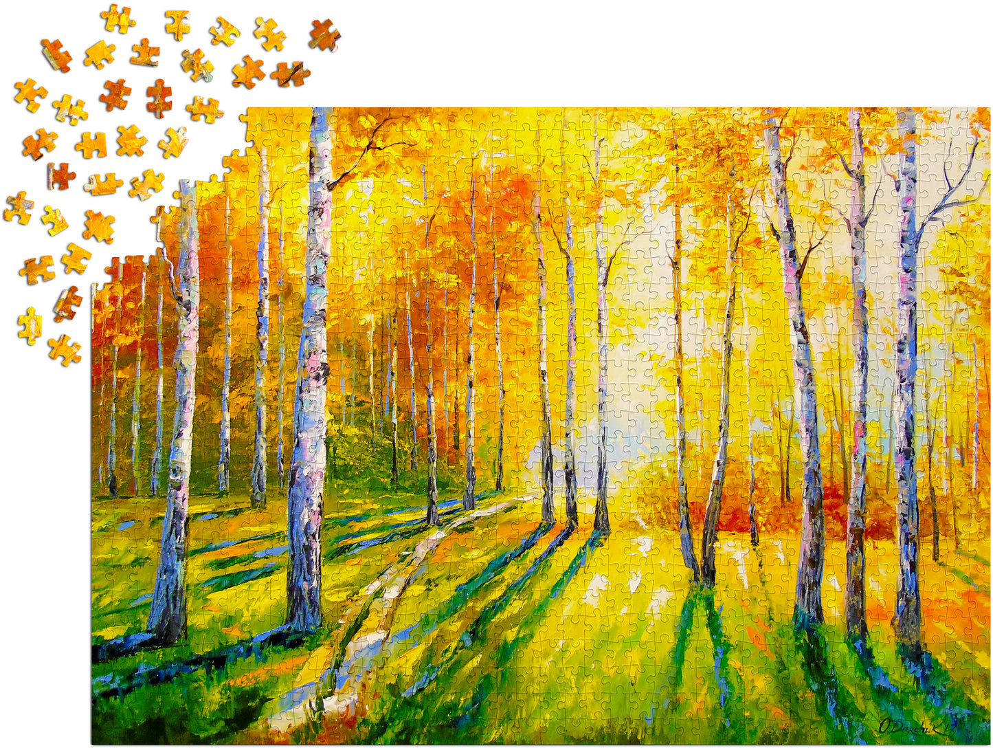 1000 Pieces Jigsaw Puzzle - Birch Grove (1690)
