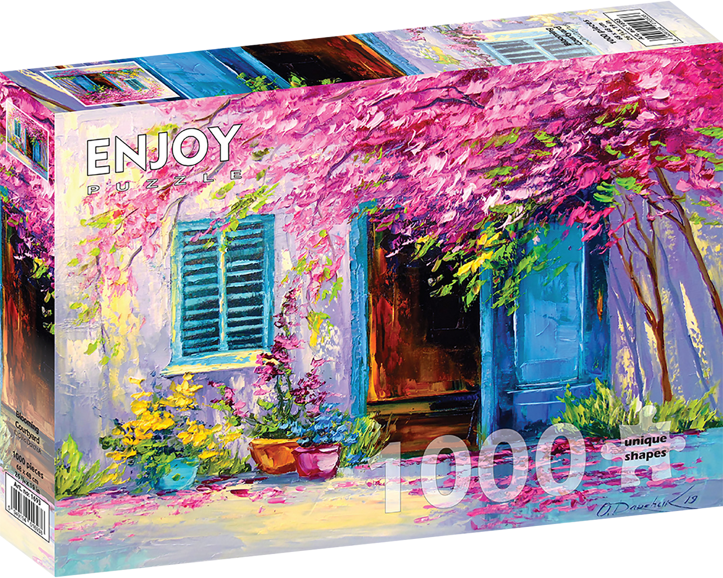 1000 Pieces Jigsaw Puzzle - Blooming Courtyard (1693)