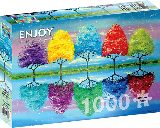 1000 Pieces Jigsaw Puzzle - Each Tree Has Its Own Colorful History (1702)