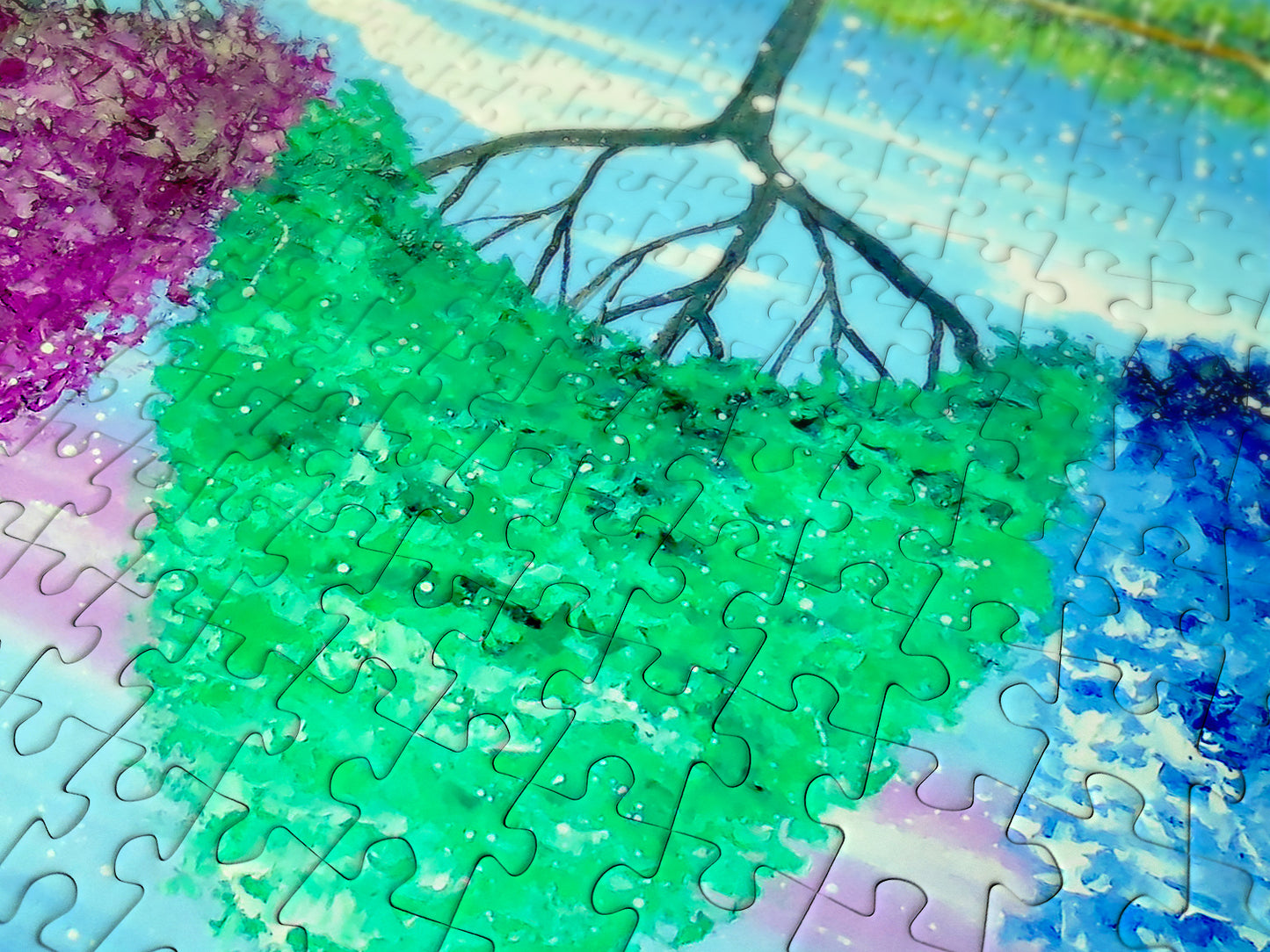 1000 Pieces Jigsaw Puzzle - Each Tree Has Its Own Colorful History (1702)