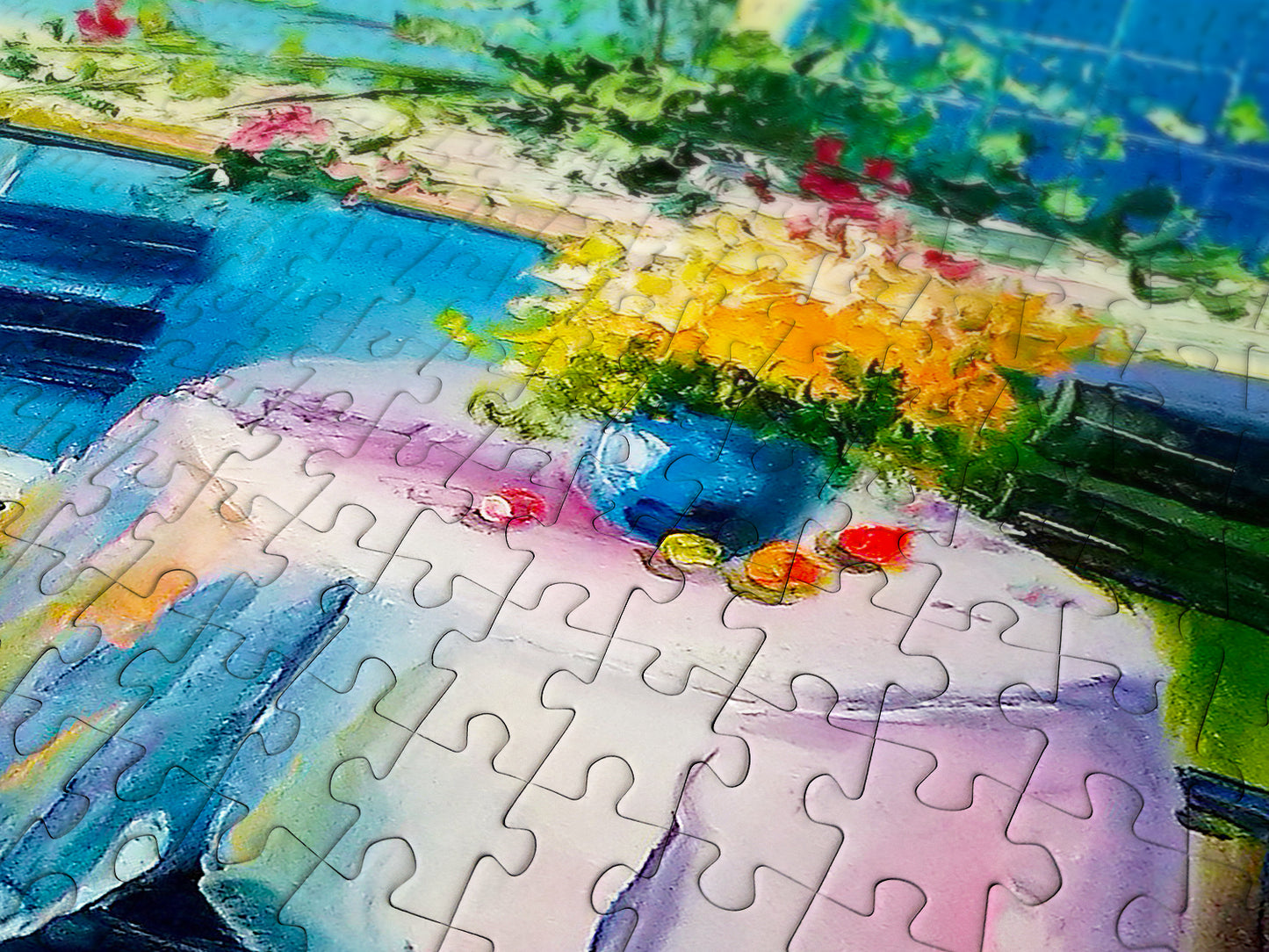 1000 Pieces Jigsaw Puzzle - Flowering Balcony (1708)