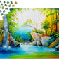 1000 Pieces Jigsaw Puzzle - In the Woods near the Waterfall (1714)