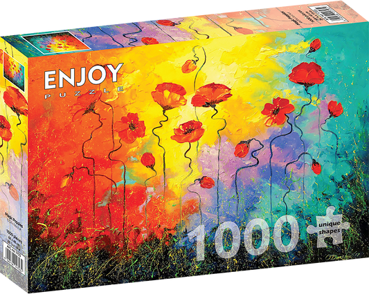 1000 Pieces Jigsaw Puzzle - Magic Poppies (1723)