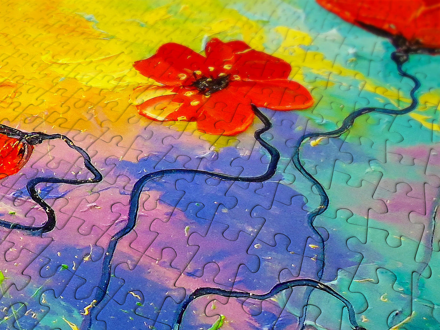 1000 Pieces Jigsaw Puzzle - Magic Poppies (1723)