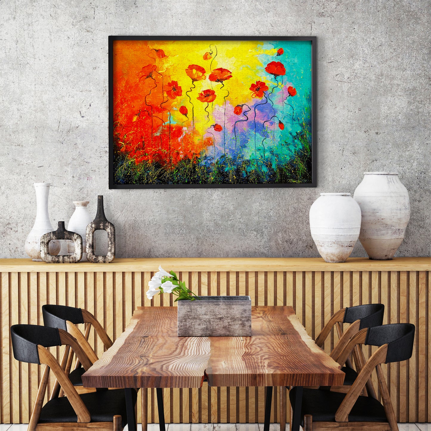 1000 Pieces Jigsaw Puzzle - Magic Poppies (1723)