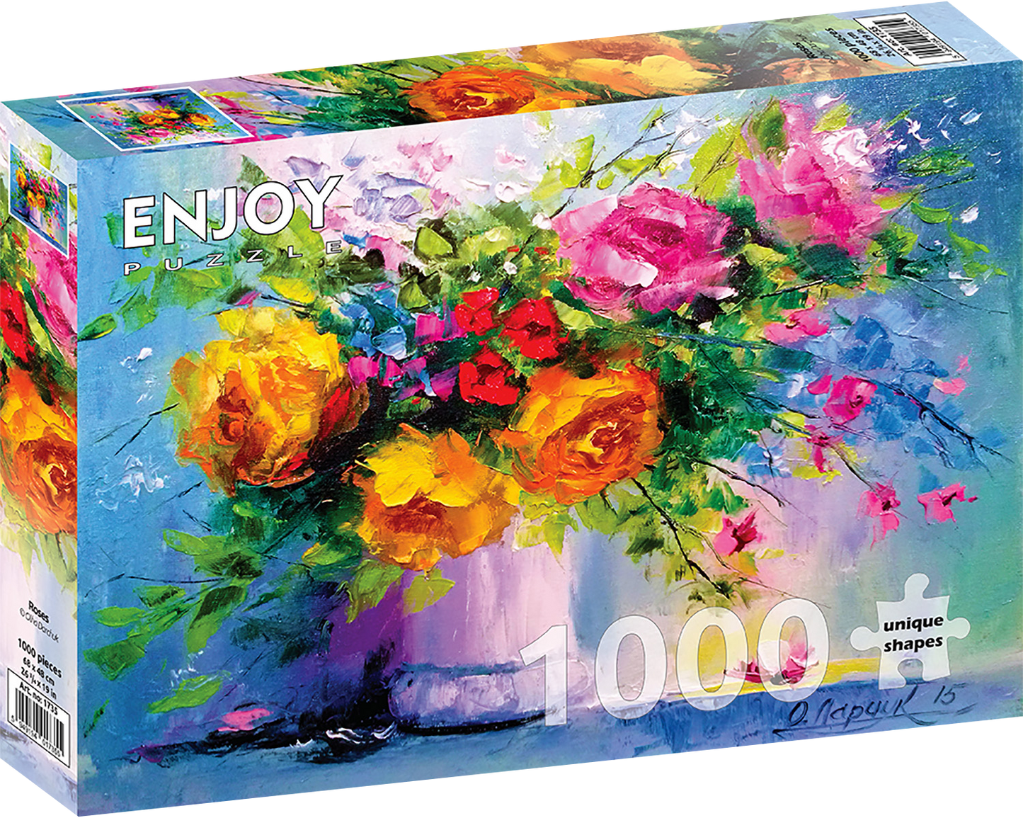 1000 Pieces Jigsaw Puzzle - Roses (1735)