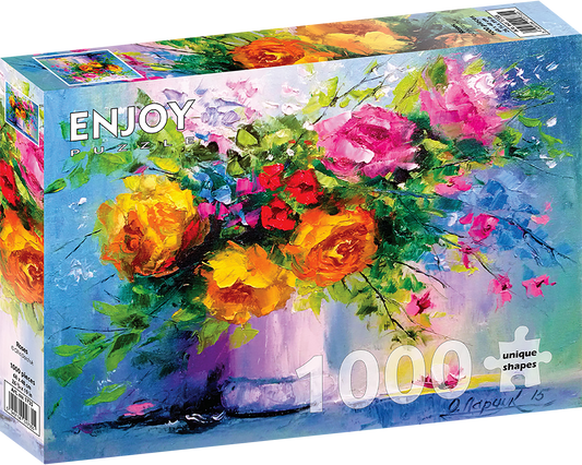 1000 Pieces Jigsaw Puzzle - Roses (1735)