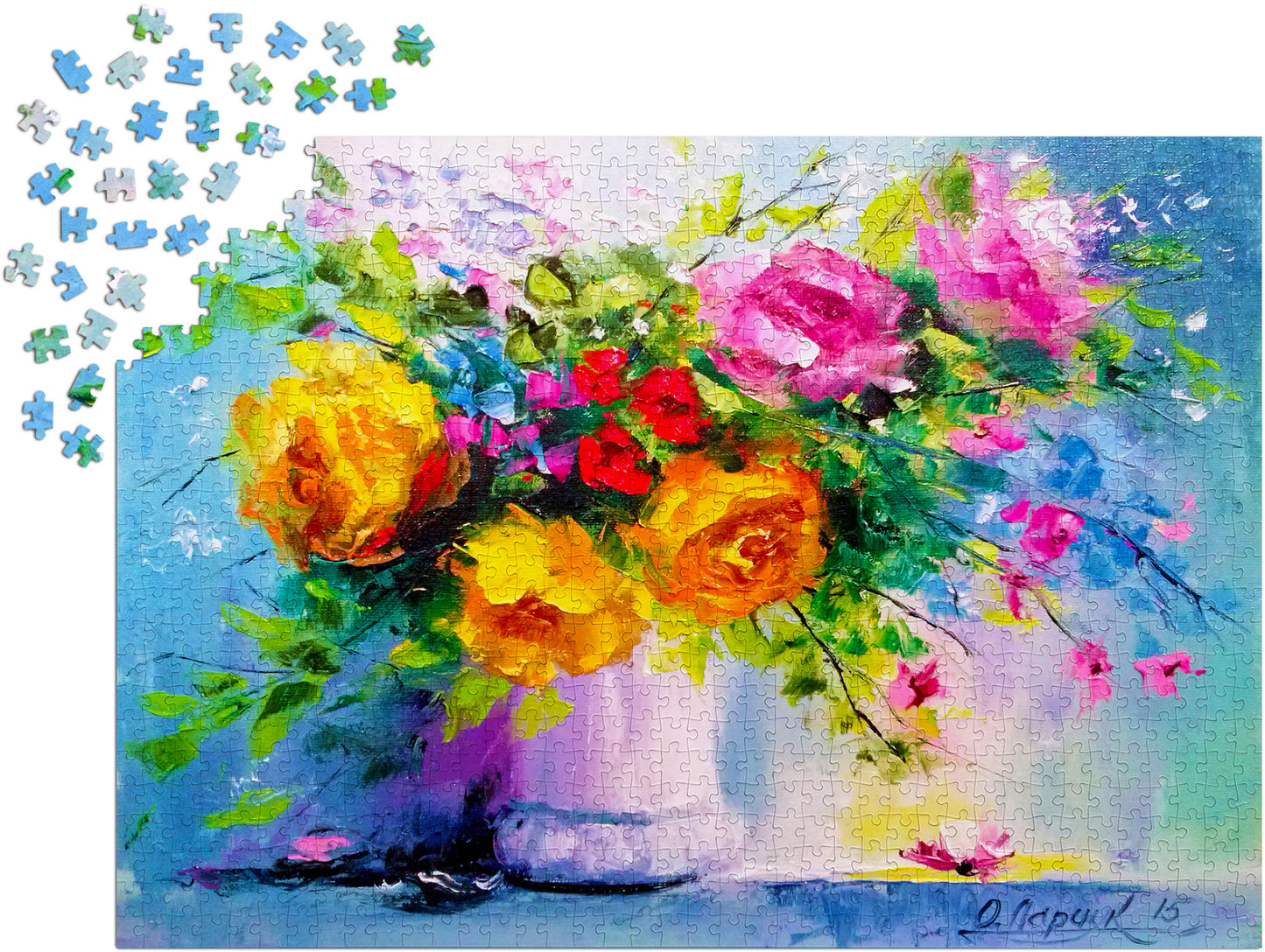 1000 Pieces Jigsaw Puzzle - Roses (1735)