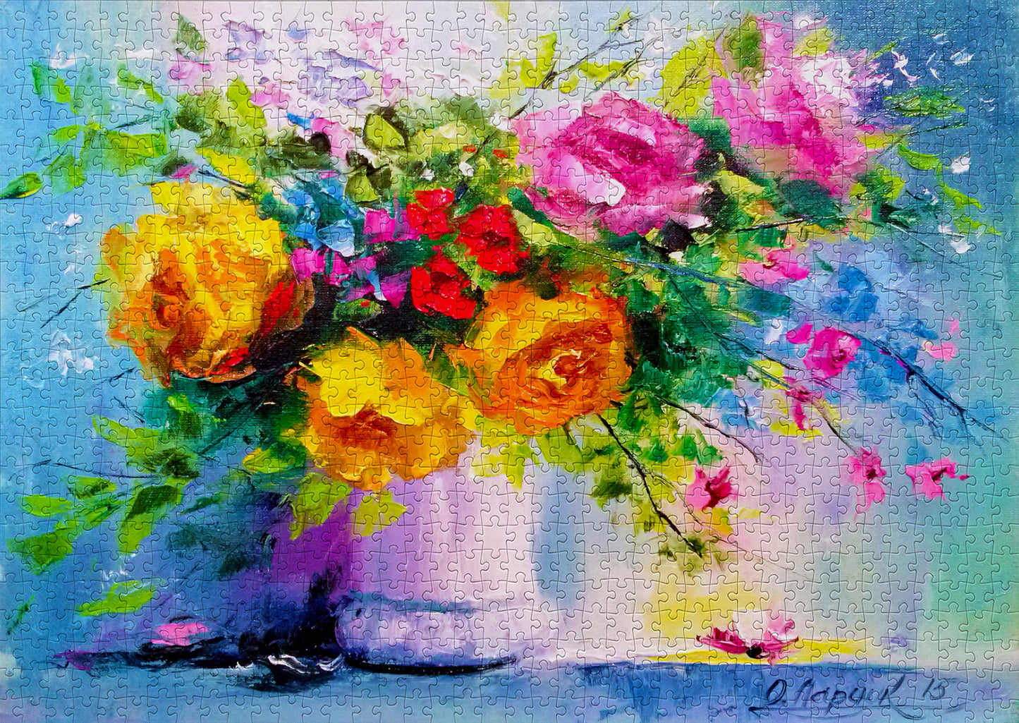 1000 Pieces Jigsaw Puzzle - Roses (1735)