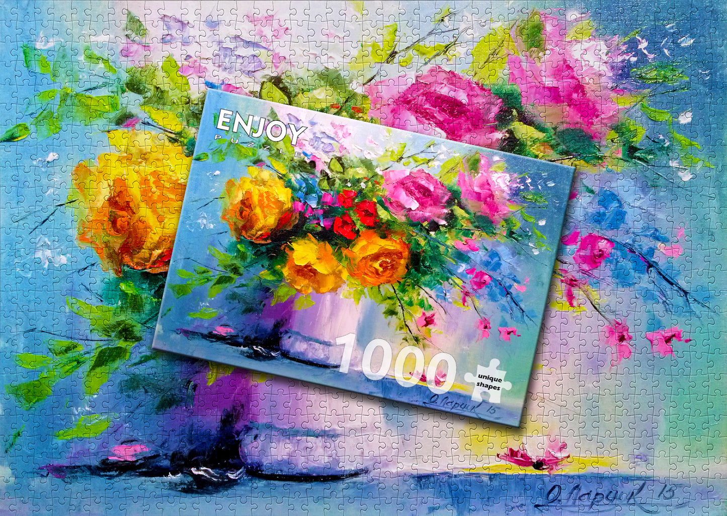 1000 Pieces Jigsaw Puzzle - Roses (1735)