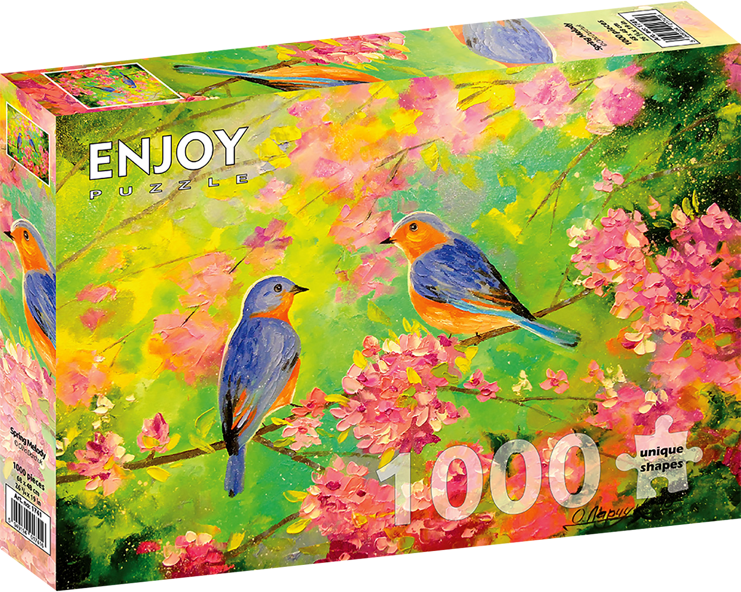 1000 Pieces Jigsaw Puzzle - Spring Melody (1741)