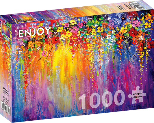1000 Pieces Jigsaw Puzzle - Symphony of Flowers (1750)