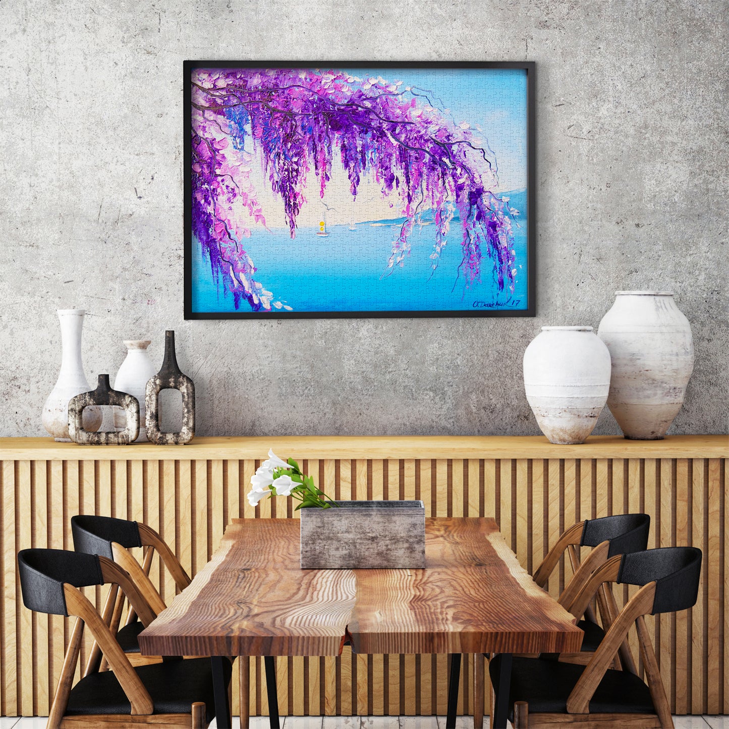 1000 Pieces Jigsaw Puzzle - Wisteria by the Sea (1753)