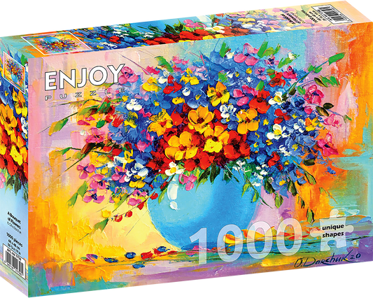 1000 Pieces Jigsaw Puzzle - A Bouquet of Flowers (1756)