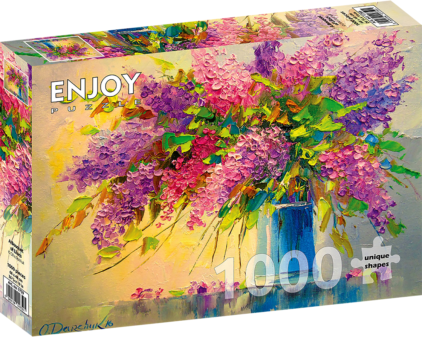 1000 Pieces Jigsaw Puzzle - A Bouquet of Lilacs (1759)