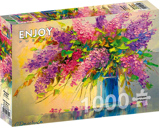 1000 Pieces Jigsaw Puzzle - A Bouquet of Lilacs (1759)