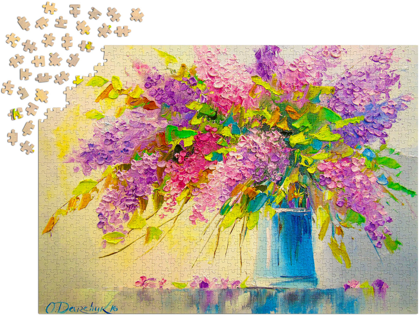 1000 Pieces Jigsaw Puzzle - A Bouquet of Lilacs (1759)