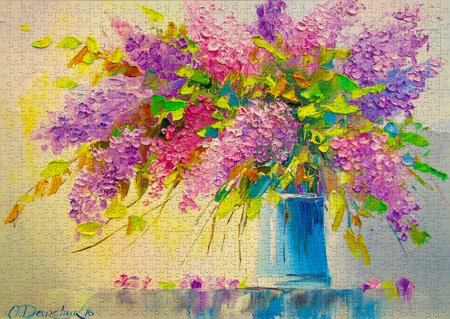 1000 Pieces Jigsaw Puzzle - A Bouquet of Lilacs (1759)