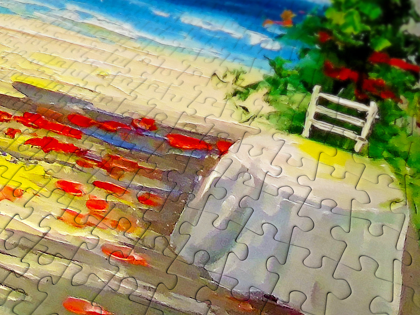 1000 Pieces Jigsaw Puzzle - At the Sea Shore (1769)