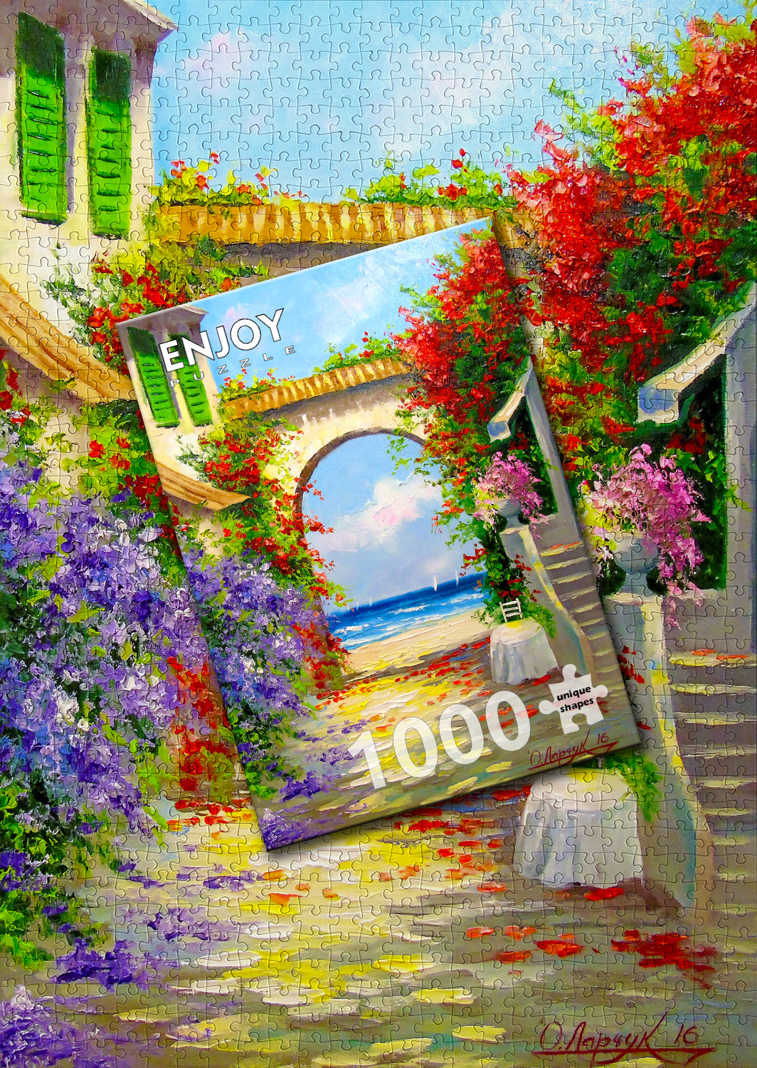 1000 Pieces Jigsaw Puzzle - At the Sea Shore (1769)