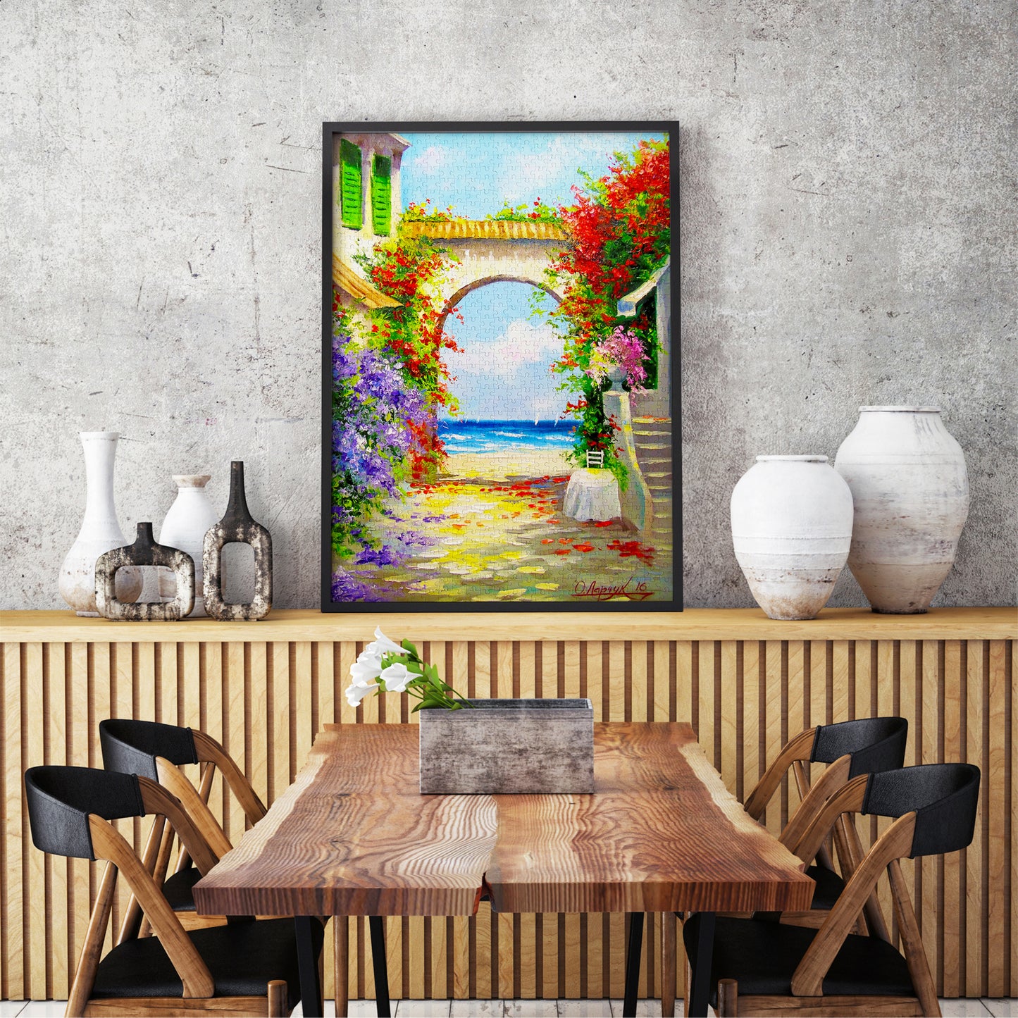 1000 Pieces Jigsaw Puzzle - At the Sea Shore (1769)