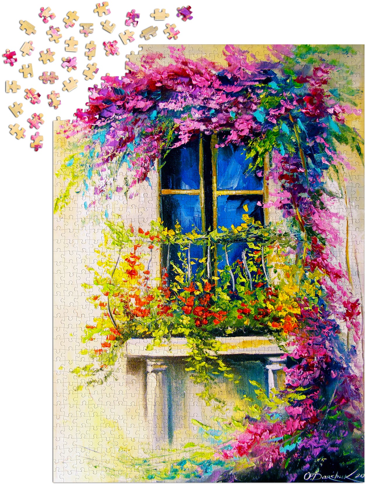 1000 Pieces Jigsaw Puzzle - Blooming Balcony (1772)
