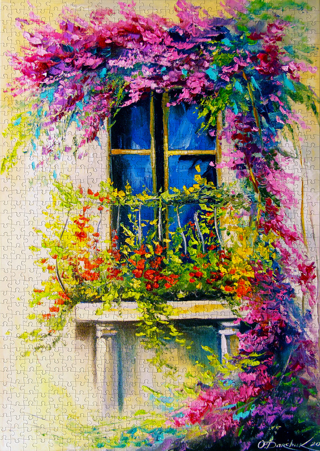 1000 Pieces Jigsaw Puzzle - Blooming Balcony (1772)
