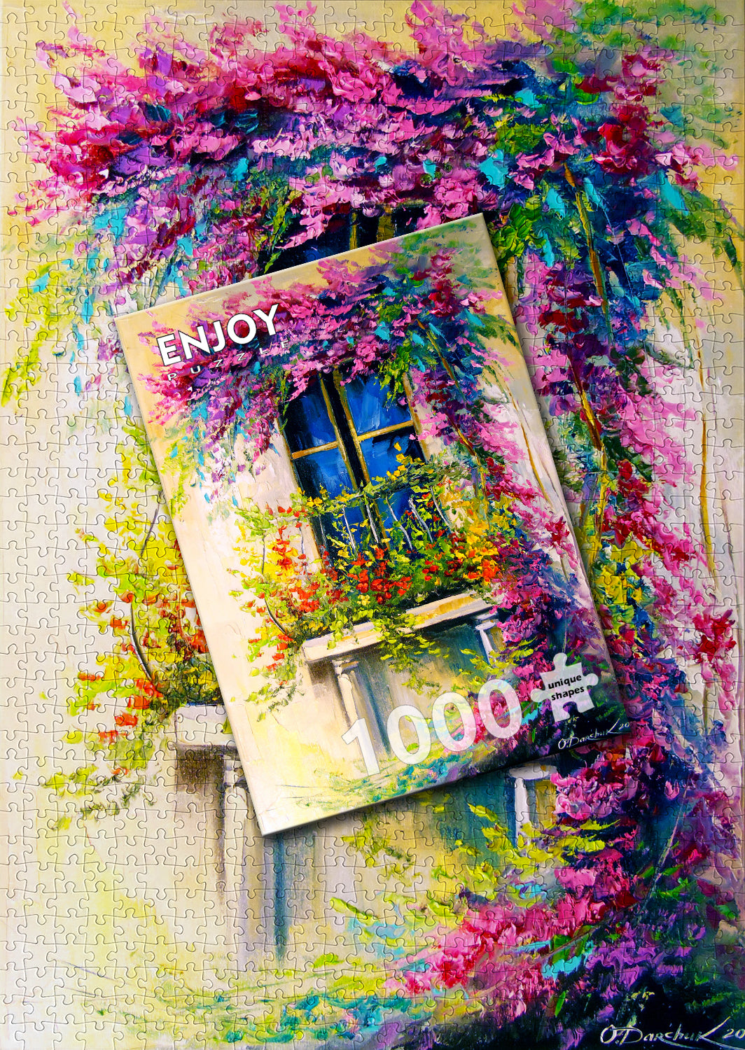 1000 Pieces Jigsaw Puzzle - Blooming Balcony (1772)
