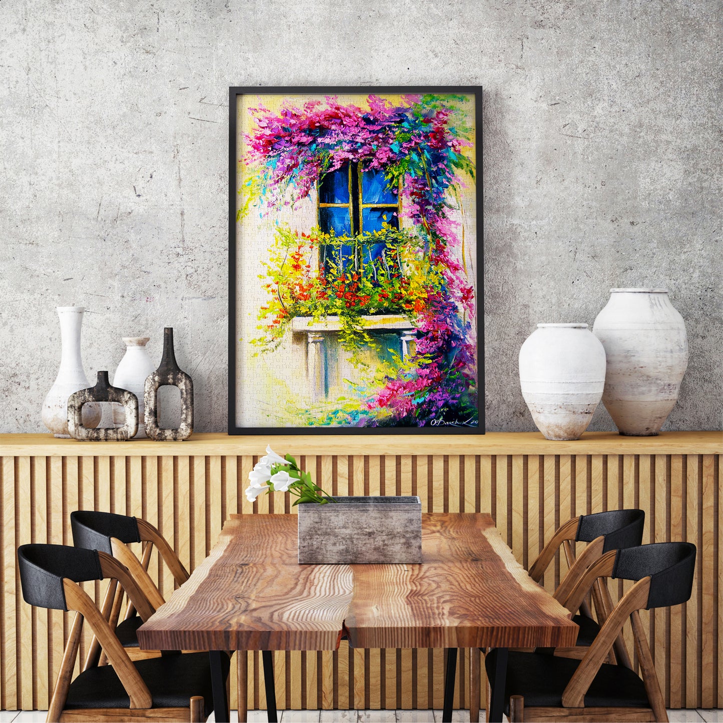 1000 Pieces Jigsaw Puzzle - Blooming Balcony (1772)