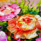 Close-up of the matte, glare-free surface and the interlocking pieces - Bouquet of Roses
