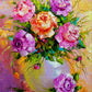 Bouquet of Roses - 1000-piece jigsaw puzzle fully assembled, 68 x 48 cm
