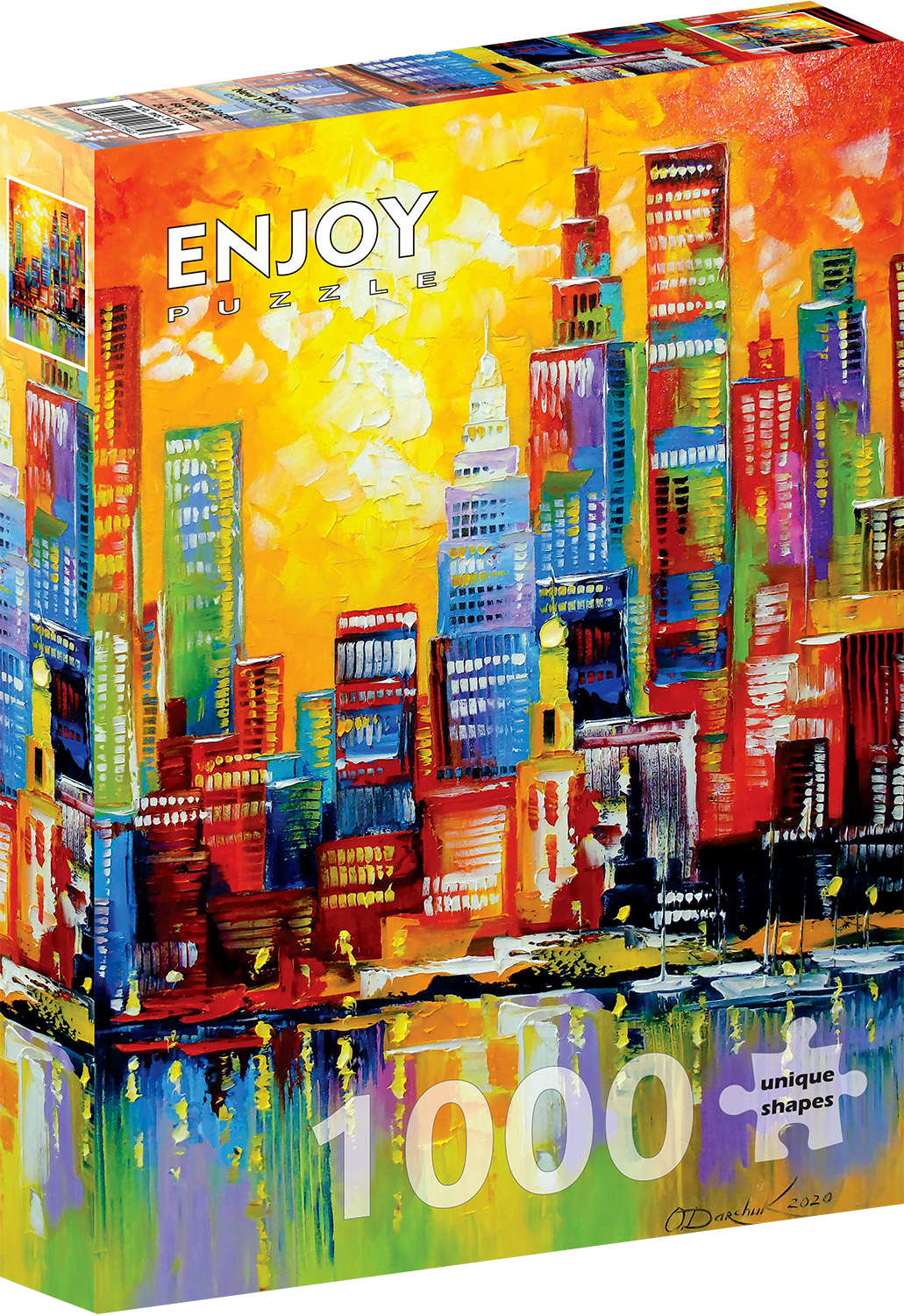 1000 Pieces Jigsaw Puzzle - Bright New York City (1784)