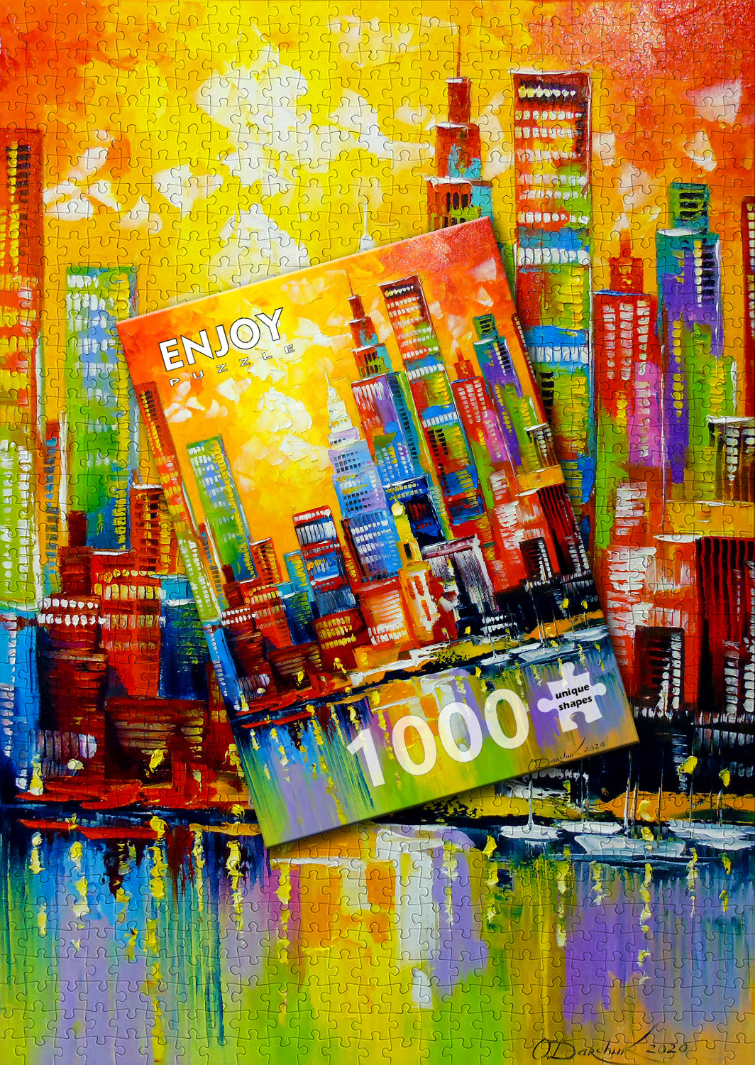 1000 Pieces Jigsaw Puzzle - Bright New York City (1784)