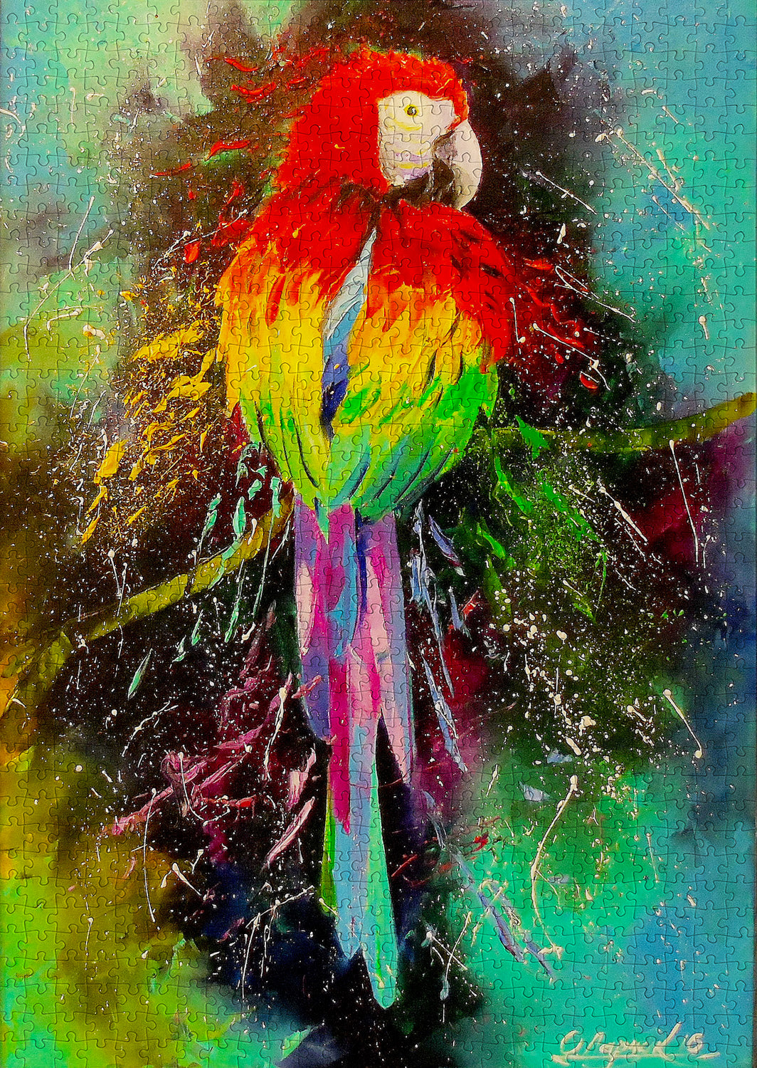 1000 Pieces Jigsaw Puzzle - Colorful Parrot (1787)