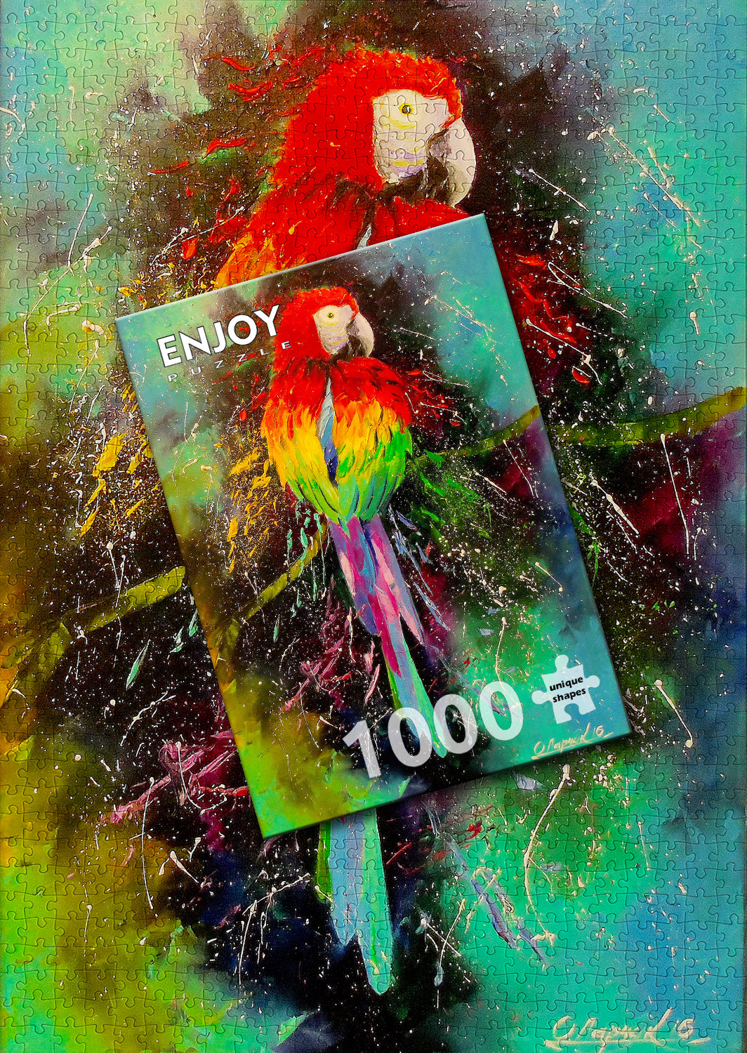 1000 Pieces Jigsaw Puzzle - Colorful Parrot (1787)