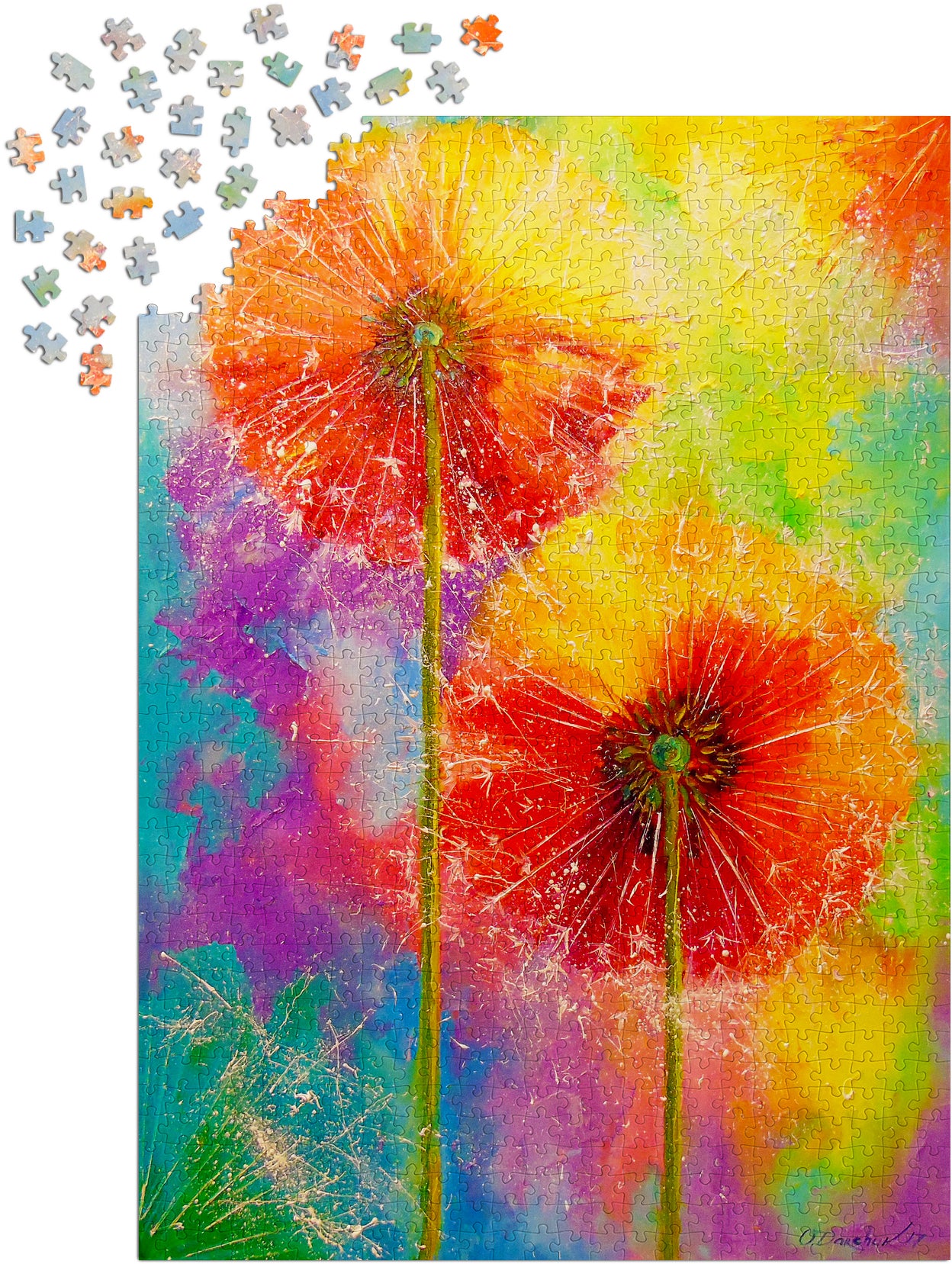 1000 Pieces Jigsaw Puzzle - Dandelions (1790)