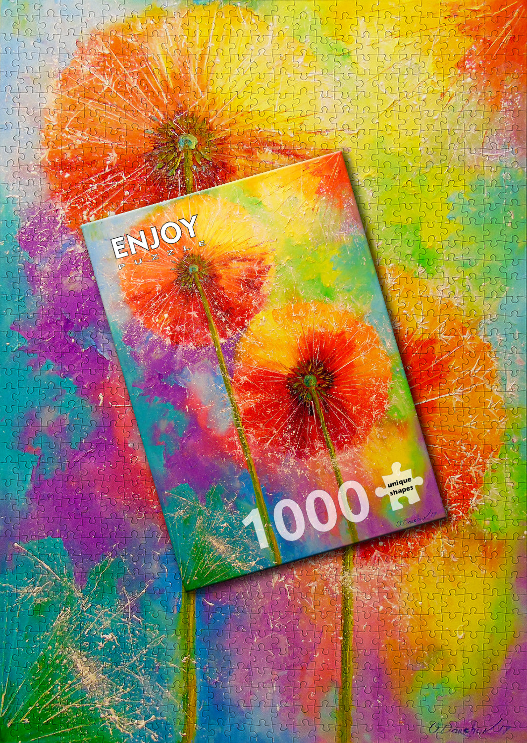 1000 Pieces Jigsaw Puzzle - Dandelions (1790)