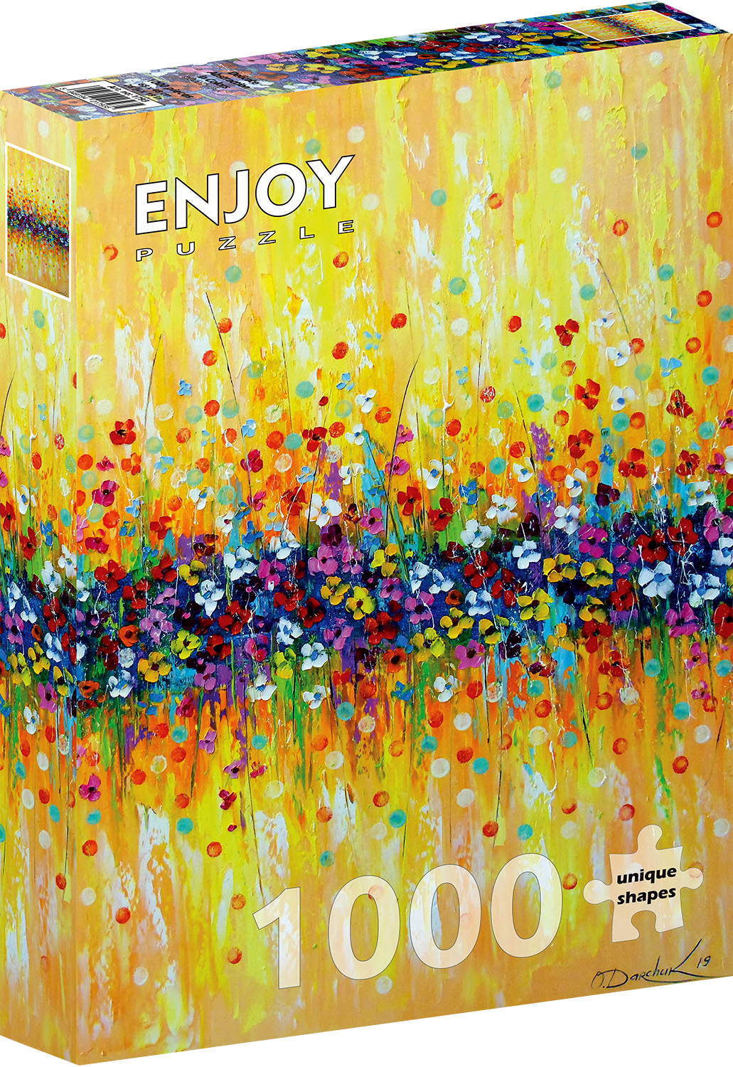 1000 Pieces Jigsaw Puzzle - Delicate Abstraction in Colors (1793)