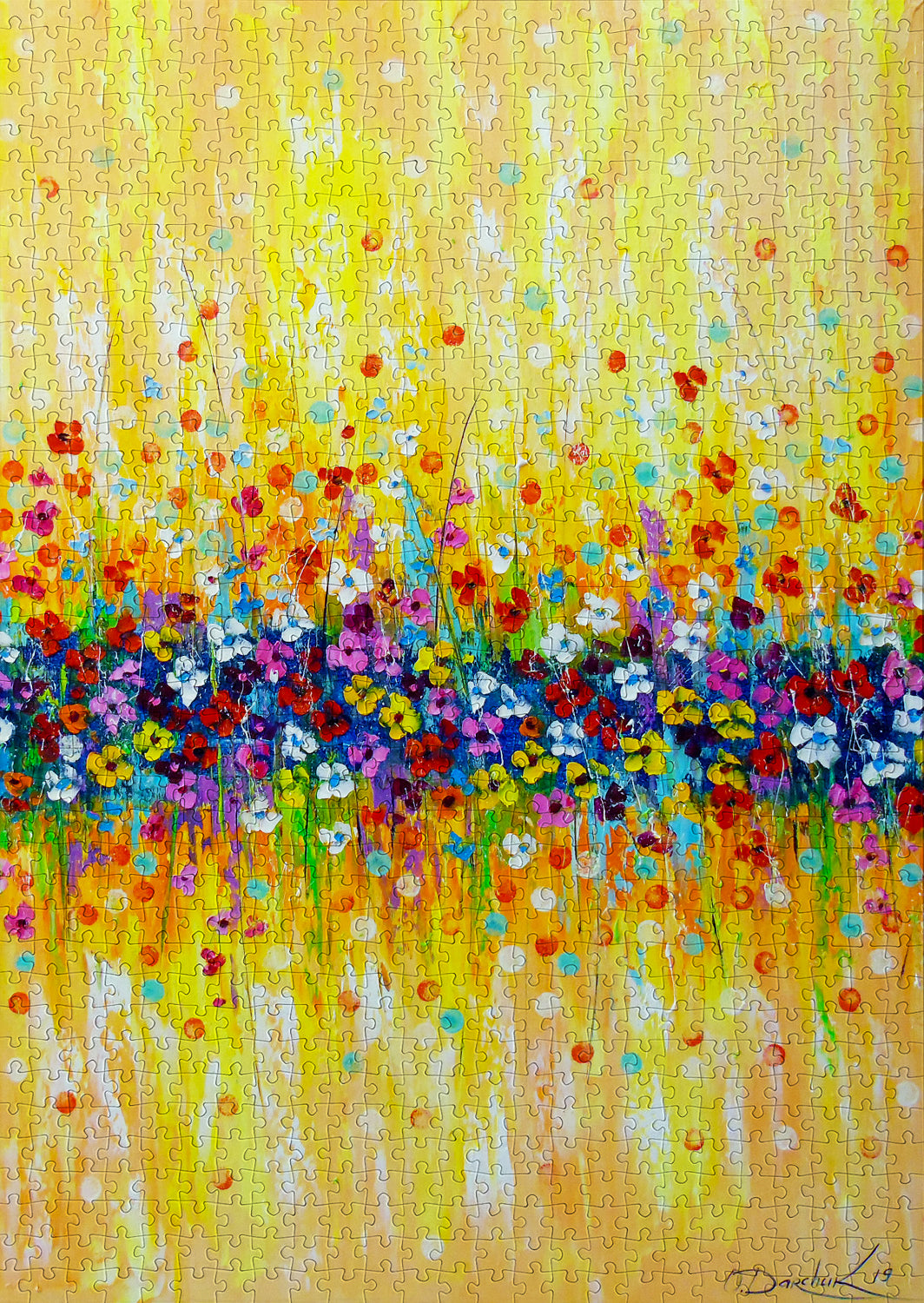 1000 Pieces Jigsaw Puzzle - Delicate Abstraction in Colors (1793)