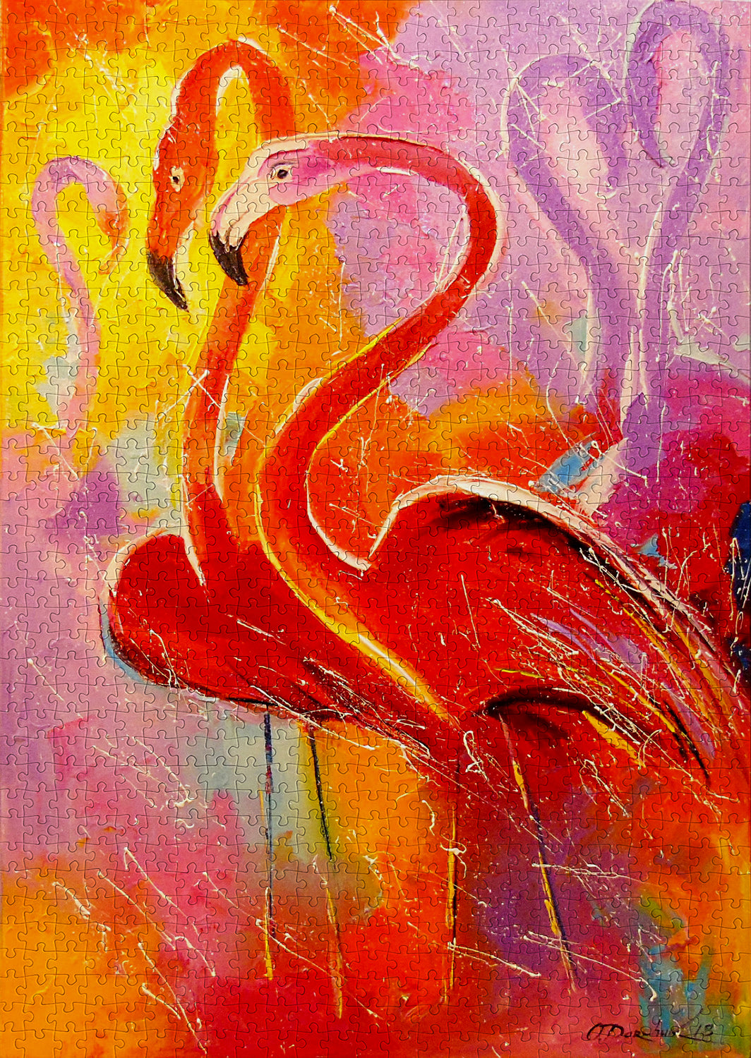 1000 Pieces Jigsaw Puzzle - Flamingo (1799)