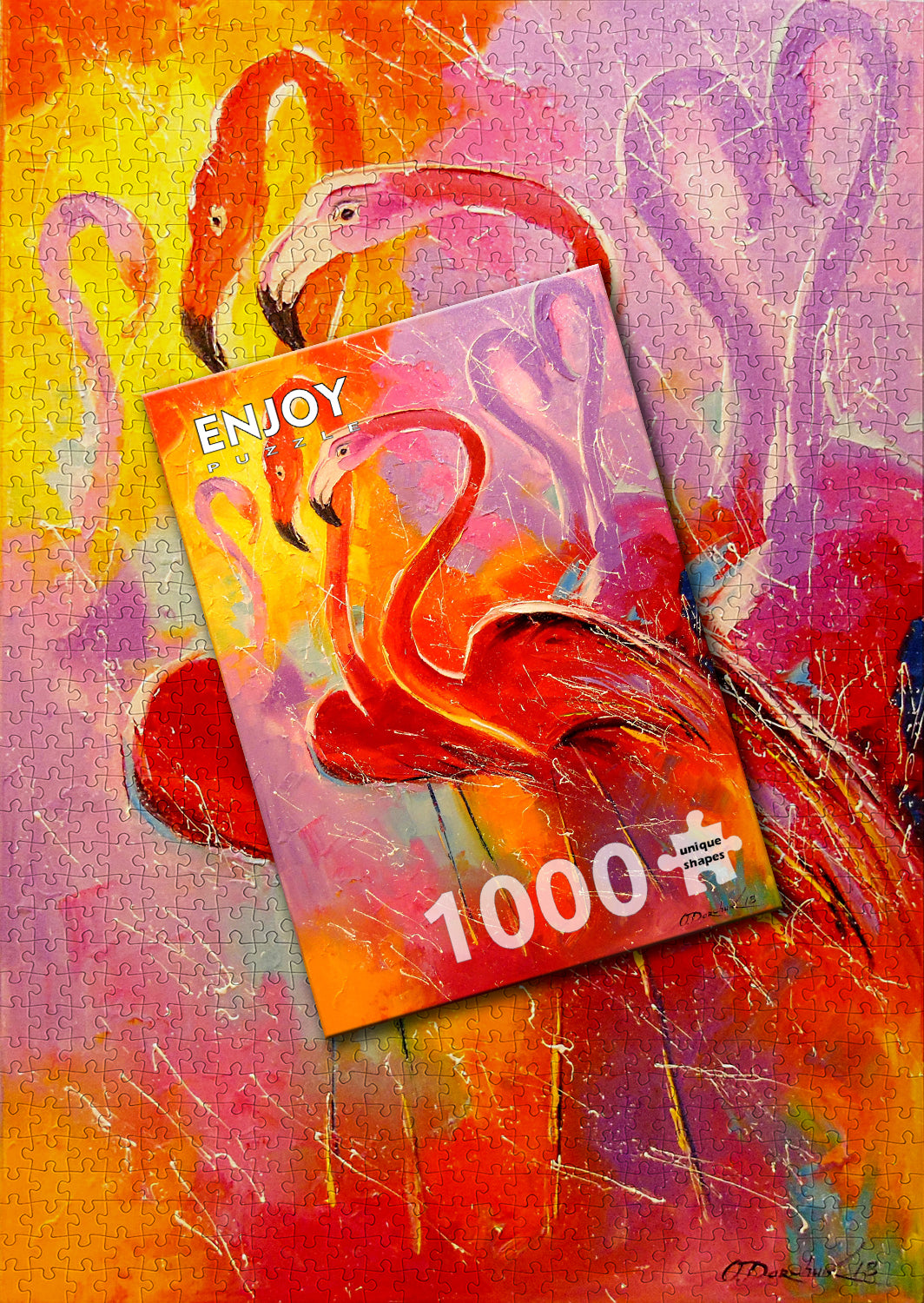 1000 Pieces Jigsaw Puzzle - Flamingo (1799)