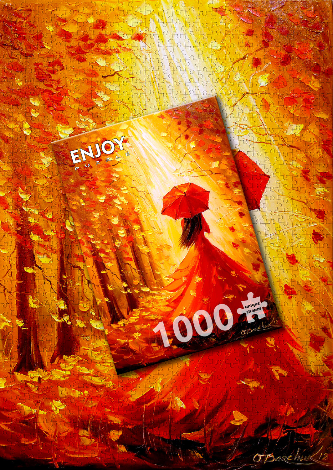 1000 Pieces Jigsaw Puzzle - Lady Autumn (1802)