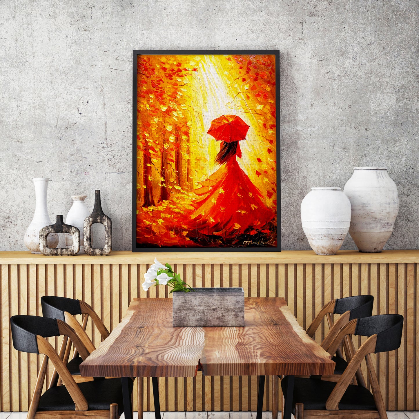 1000 Pieces Jigsaw Puzzle - Lady Autumn (1802)