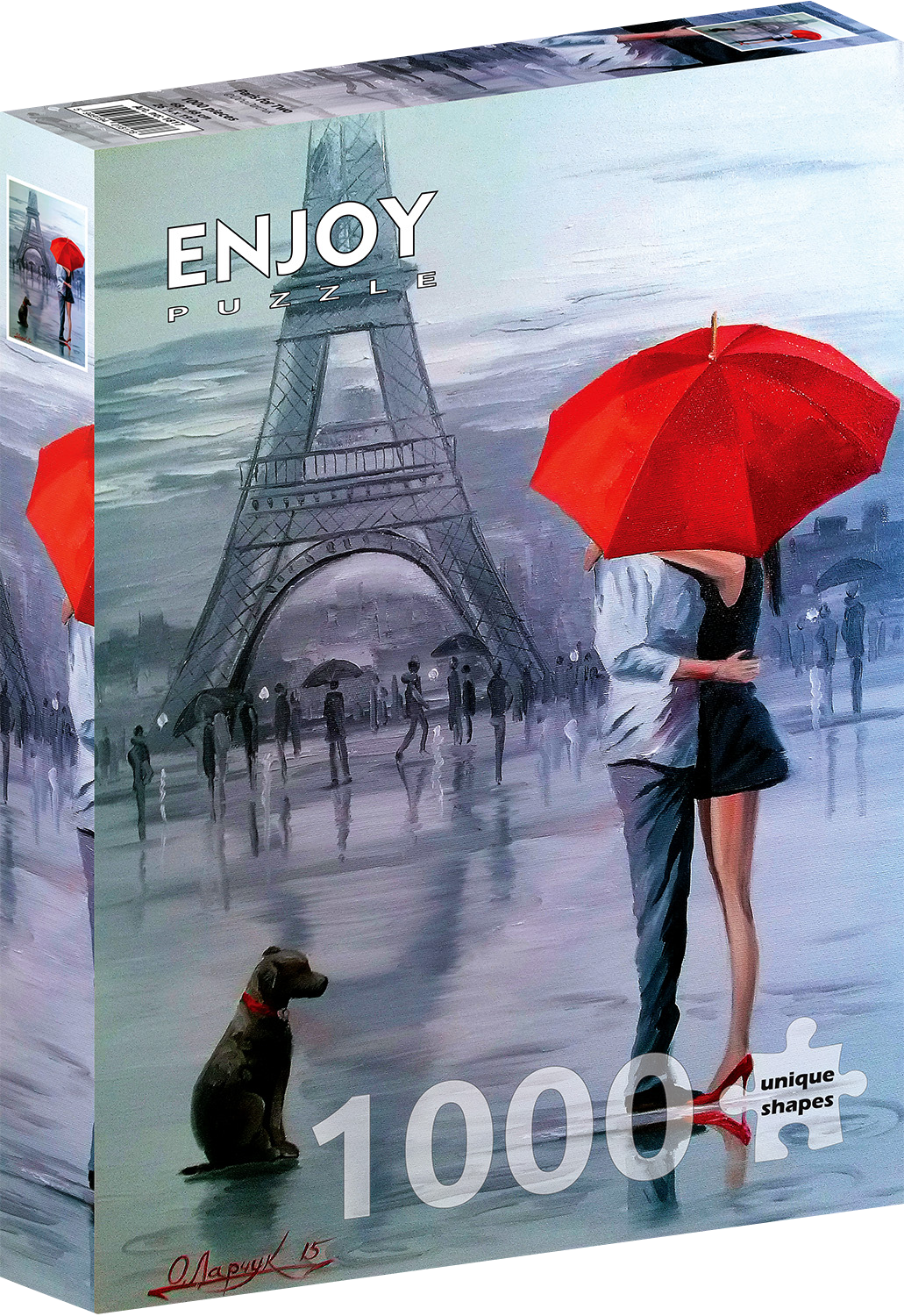 1000 Pieces Jigsaw Puzzle - Paris for Two (1817)