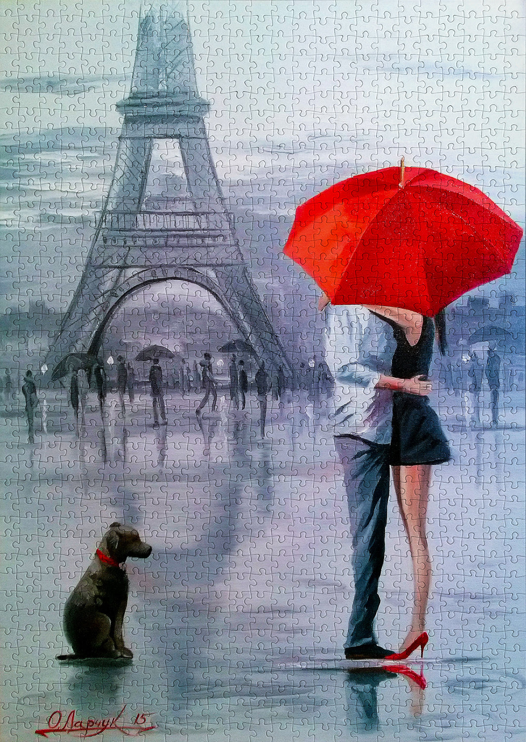 1000 Pieces Jigsaw Puzzle - Paris for Two (1817)