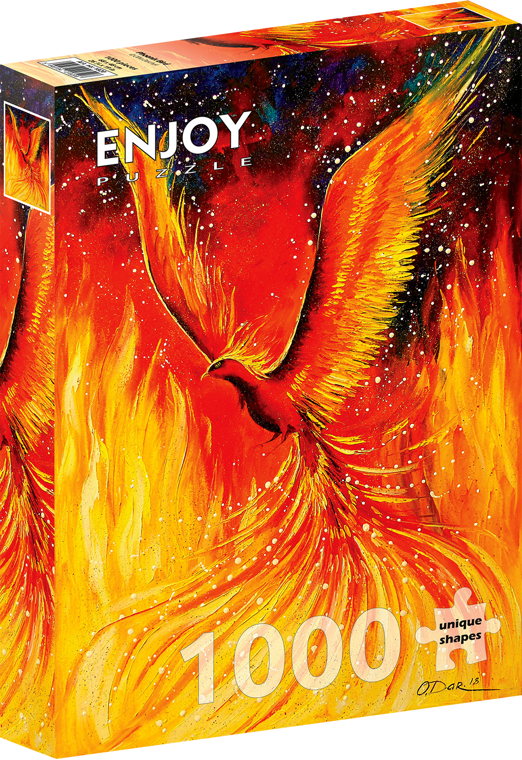 1000 Pieces Jigsaw Puzzle - Phoenix Bird (1820)