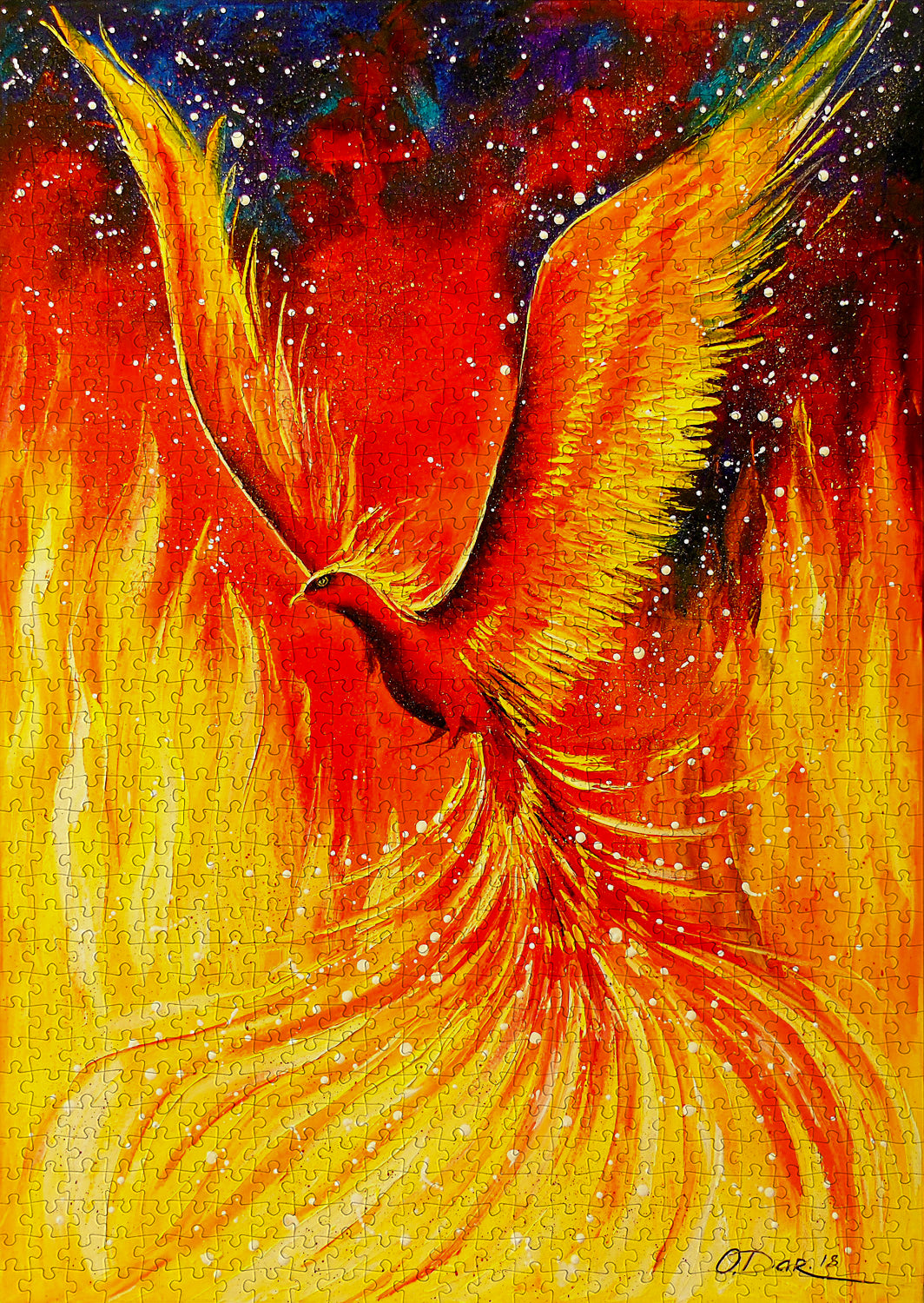 1000 Pieces Jigsaw Puzzle - Phoenix Bird (1820)